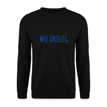 wie süß - Unisex Pullover - Schwarz - Vorne - Alina (178cm) & Michal (187cm)