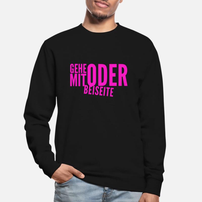 kommst du mit oder nicht? Unisex Pullover