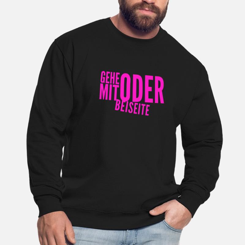 kommst du mit oder nicht? Unisex Pullover