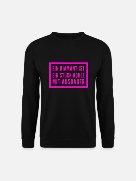 Ausdauer lohnt sich - Unisex Pullover - Schwarz