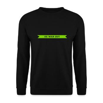 mir hat es gut gefallen - Unisex Pullover - Schwarz - Vorne - Alina (178cm) & Michal (187cm)