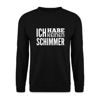 planlos - Unisex Pullover - Schwarz - Vorne - Alina (178cm) & Michal (187cm)