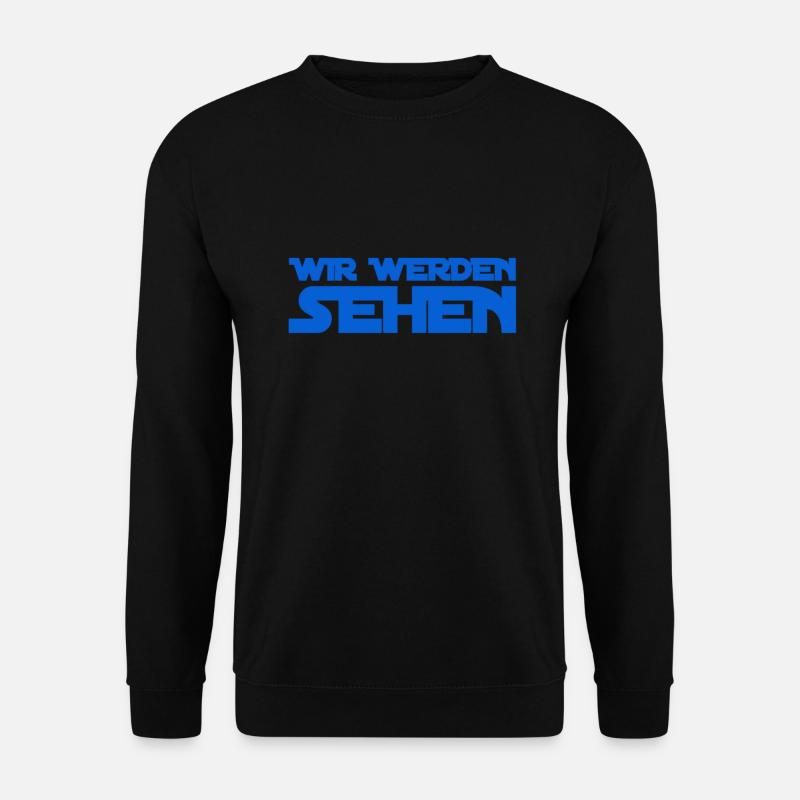 es wird sich schon ergeben - Unisex Pullover - Schwarz