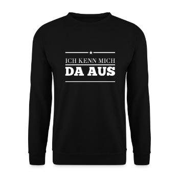 darüber weiß ich alles - Unisex Pullover - Schwarz - Vorne - Alina (178cm) & Michal (187cm)