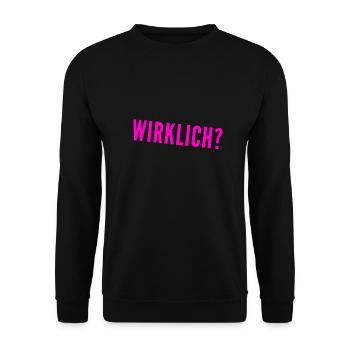 das kann ich mir nicht vorstellen - Unisex Pullover - Schwarz - Vorne - Alina (178cm) & Michal (187cm)