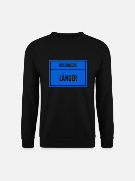 ich bin nicht der schnellste - Unisex Pullover - Schwarz