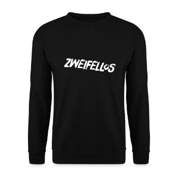 meine Zweifel sind los - Unisex Pullover - Schwarz - Vorne - Alina (178cm) & Michal (187cm)