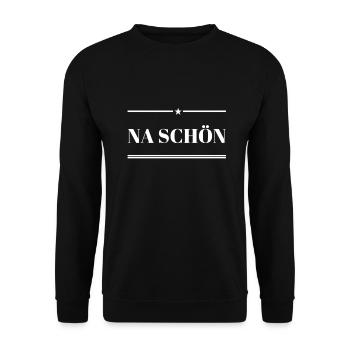 nicht so toll - Unisex Pullover - Schwarz - Vorne - Alina (178cm) & Michal (187cm)