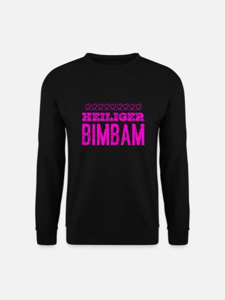 das kam unerwartet - Unisex Pullover - Schwarz