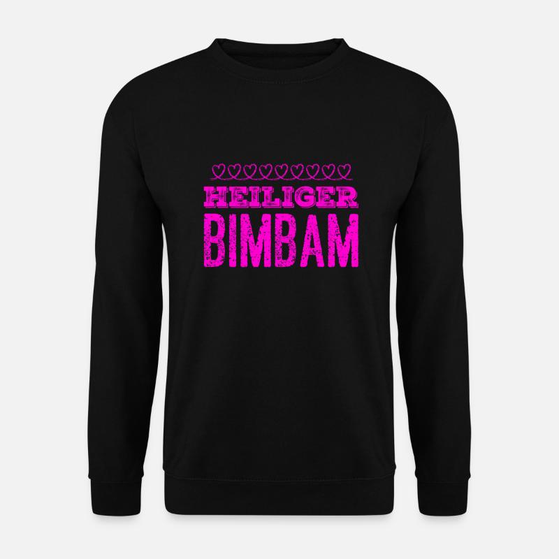 das kam unerwartet - Unisex Pullover - Schwarz