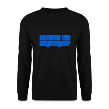 störe ich? - Unisex Pullover - Schwarz - Vorne - Alina (178cm) & Michal (187cm)