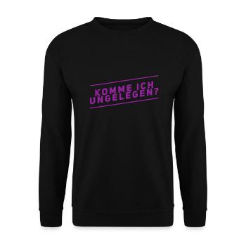 sind sie beschäftigt? - Unisex Pullover - Schwarz - Vorne - Alina (178cm) & Michal (187cm)
