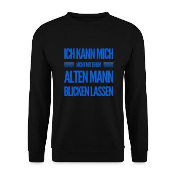 das ist nix für mich - Unisex Pullover - Schwarz - Vorne - Alina (178cm) & Michal (187cm)
