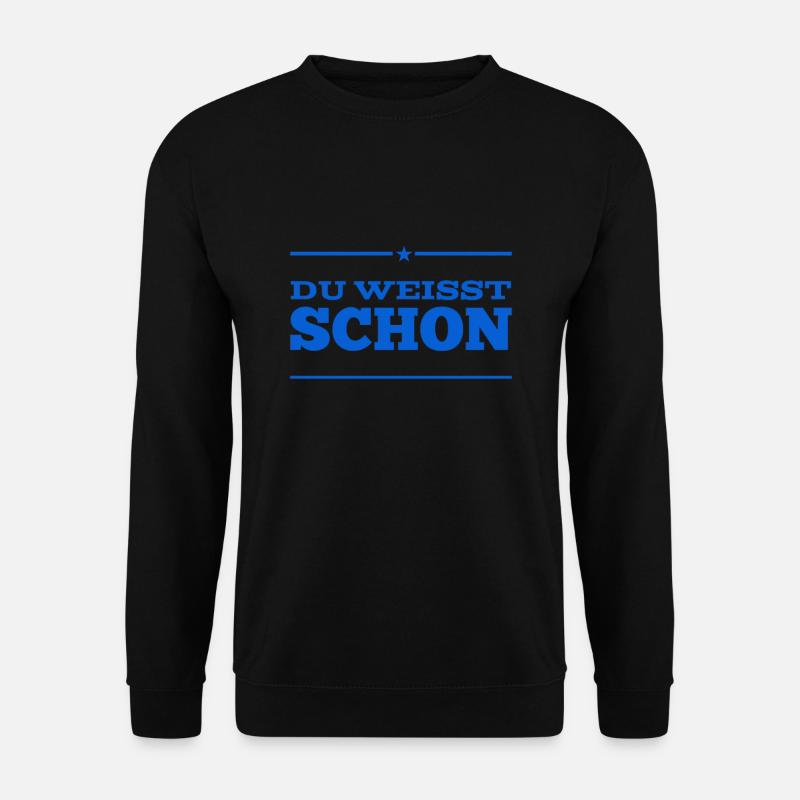 ist doch klar - Unisex Pullover - Schwarz