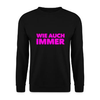 kann schon sein - Unisex Pullover - Schwarz - Vorne - Alina (178cm) & Michal (187cm)