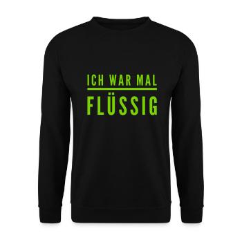das Geld ist alle - Unisex Pullover - Schwarz - Vorne - Alina (178cm) & Michal (187cm)
