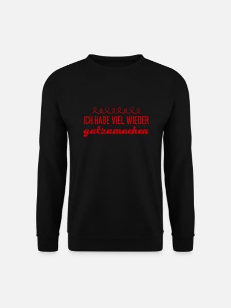 Wiedergutmachen - Unisex Pullover - Schwarz