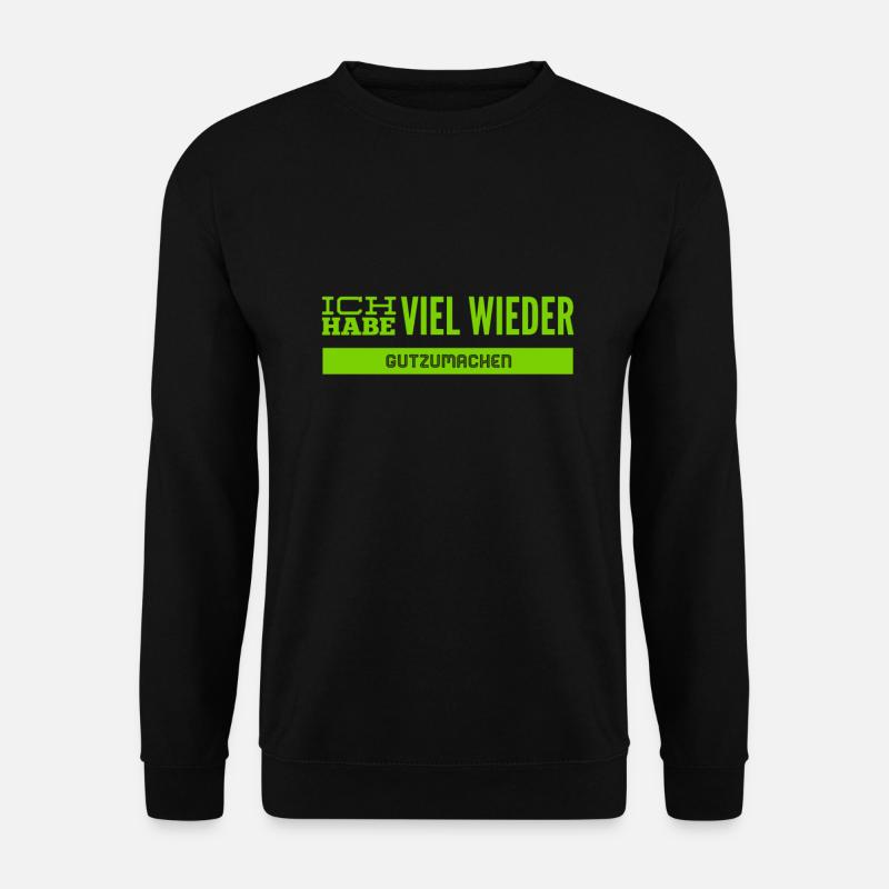 ich bin schuldig - Unisex Pullover - Schwarz