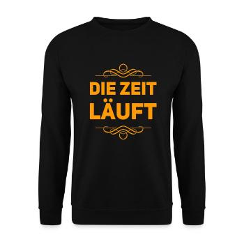 jetzt aber schnell - Unisex Pullover - Schwarz - Vorne - Alina (178cm) & Michal (187cm)