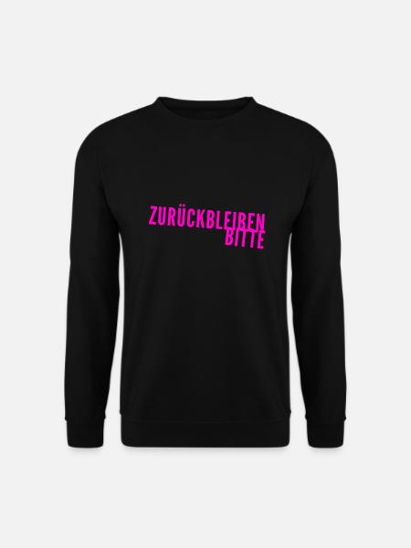 seien sie vorsichtig - Unisex Pullover - Schwarz