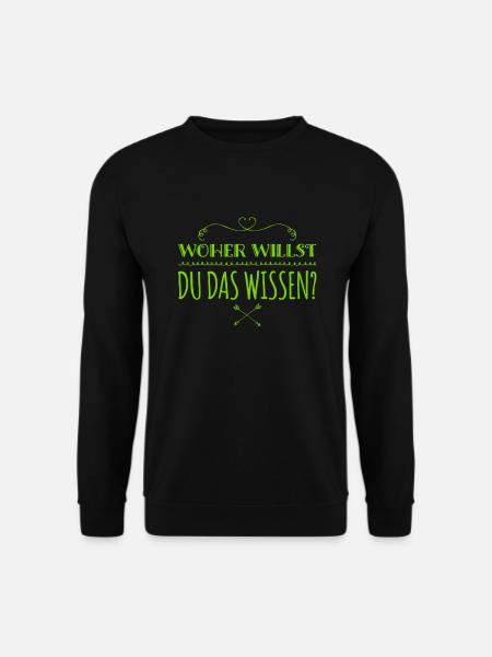 da bin ich kritisch - Unisex Pullover - Schwarz