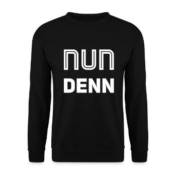 auch gut - Unisex Pullover - Schwarz - Vorne - Alina (178cm) & Michal (187cm)