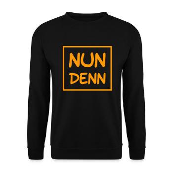 auf geht es - Unisex Pullover - Schwarz - Vorne - Alina (178cm) & Michal (187cm)
