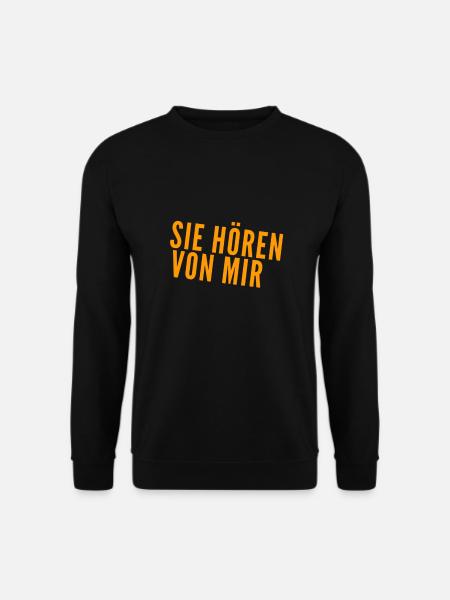 ich melde mich bald - Unisex Pullover - Schwarz