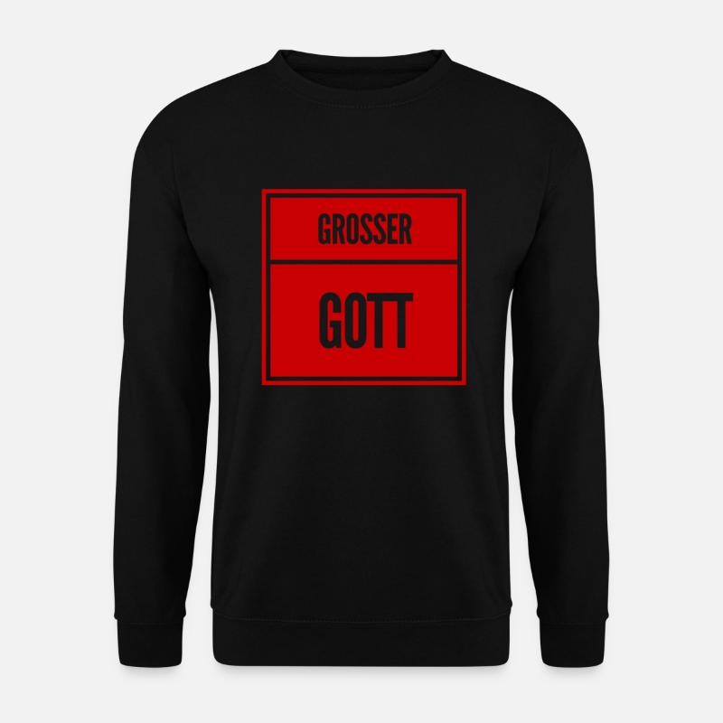 das war ein Schock - Unisex Pullover - Schwarz