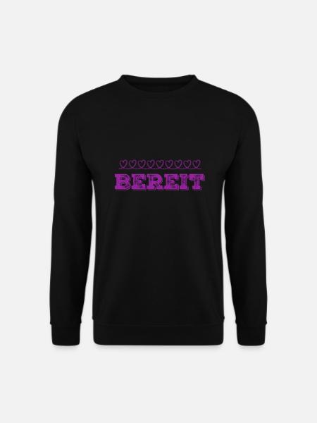 legen wir los - Unisex Pullover - Schwarz