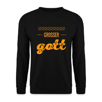 wie kann das sein - Unisex Pullover - Schwarz - Vorne - Alina (178cm) & Michal (187cm)