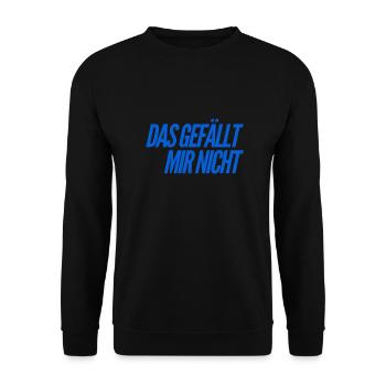 das ist nichts für mich - Unisex Pullover - Schwarz - Vorne - Alina (178cm) & Michal (187cm)