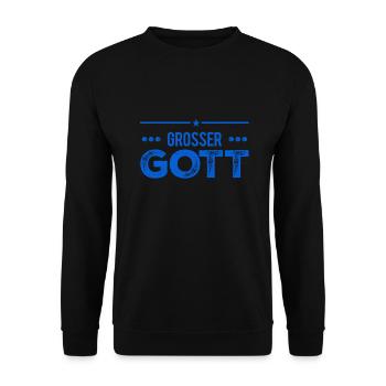 das hätte ich nicht gedacht - Unisex Pullover - Schwarz - Vorne - Alina (178cm) & Michal (187cm)