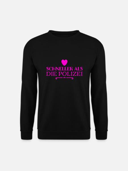 ich bin schnell - Unisex Pullover - Schwarz