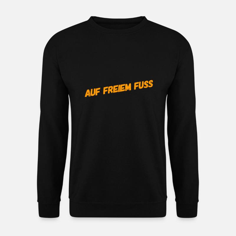 auf der Flucht - Unisex Pullover - Schwarz