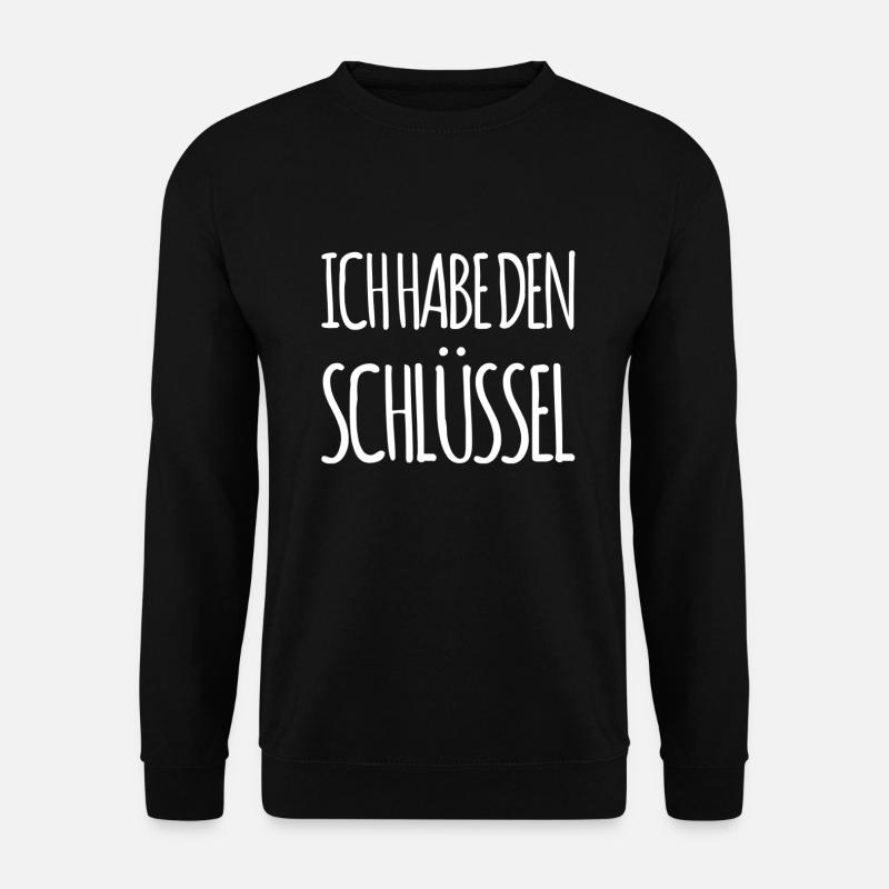 ich besitze den Schlüssel - Unisex Pullover - Schwarz