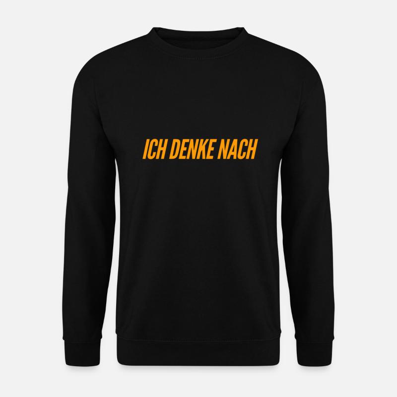 Denken ist super - Unisex Pullover - Schwarz