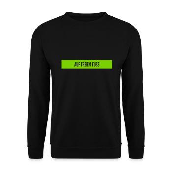 ich liebe die Freiheit - Unisex Pullover - Schwarz - Vorne - Alina (178cm) & Michal (187cm)