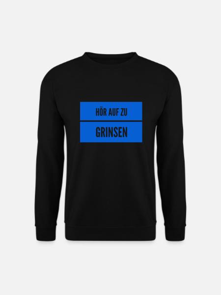 lass das grinsen - Unisex Pullover - Schwarz