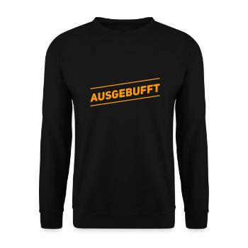 ich bin ein Fuchs - Unisex Pullover - Schwarz - Vorne - Alina (178cm) & Michal (187cm)