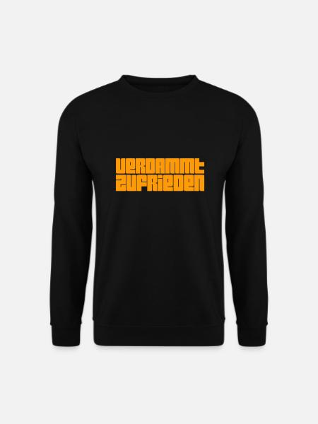 Zufriedenheit - Unisex Pullover - Schwarz