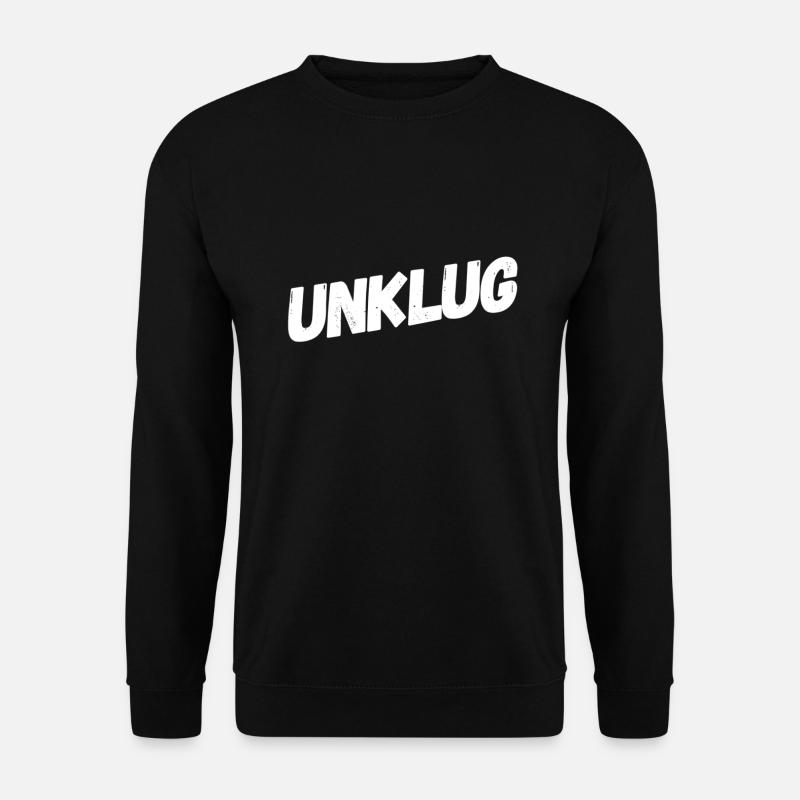 nicht clever - Unisex Pullover - Schwarz