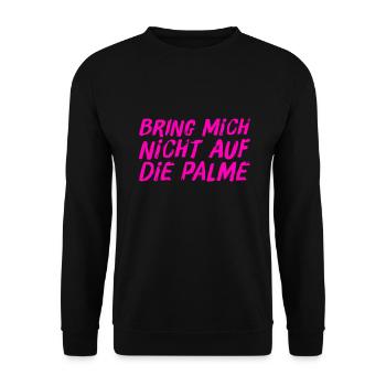 Stress mich nicht - Unisex Pullover - Schwarz - Vorne - Alina (178cm) & Michal (187cm)