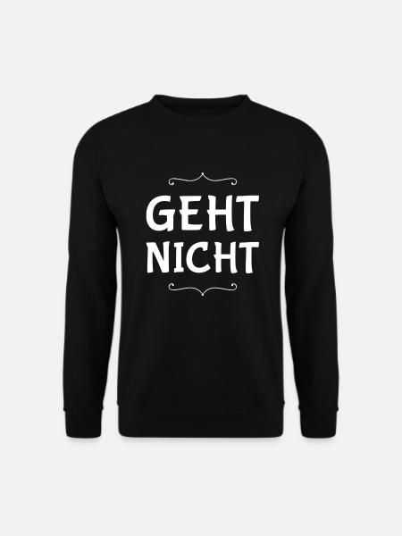 es ist unmöglich - Unisex Pullover - Schwarz