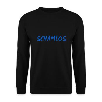 ich fühle keine Scham - Unisex Pullover - Schwarz - Vorne - Alina (178cm) & Michal (187cm)