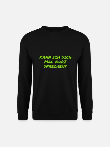 bereit zu reden - Unisex Pullover - Schwarz