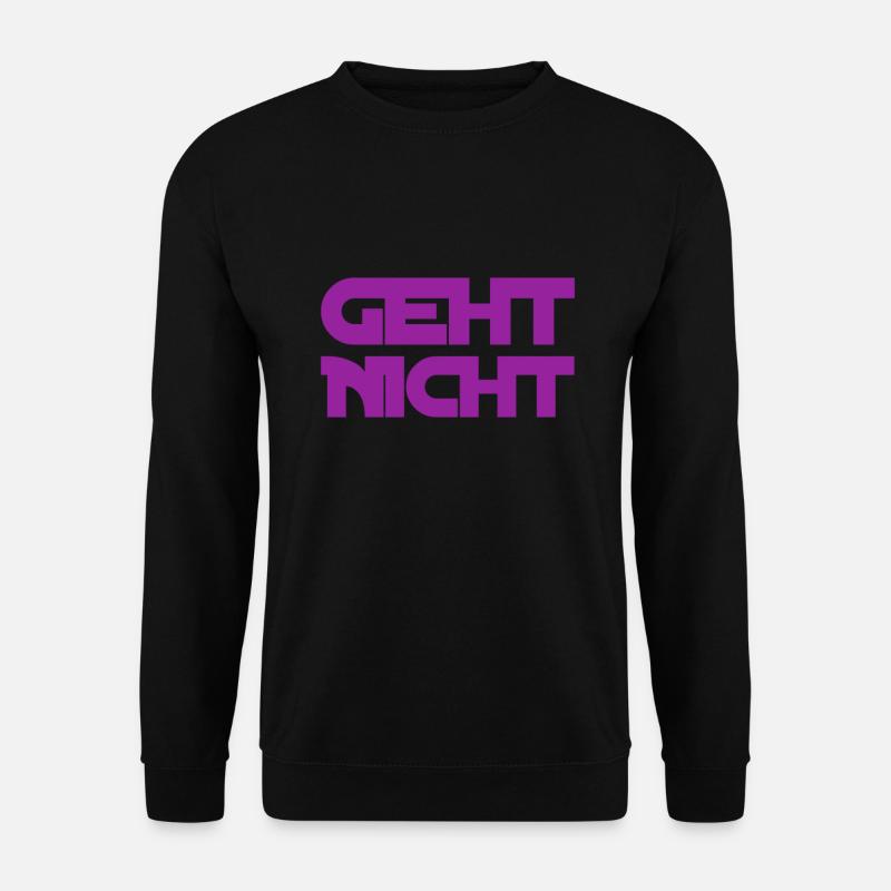 es funktioniert nicht - Unisex Pullover - Schwarz