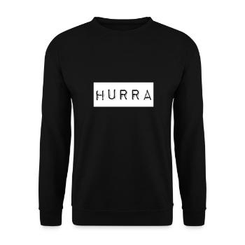 ich bin voller Freude - Unisex Pullover - Schwarz - Vorne - Alina (178cm) & Michal (187cm)