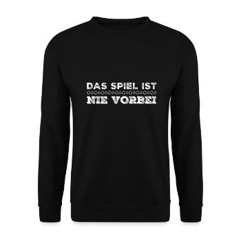 das ewige Spiel - Unisex Pullover - Schwarz - Vorne - Alina (178cm) & Michal (187cm)