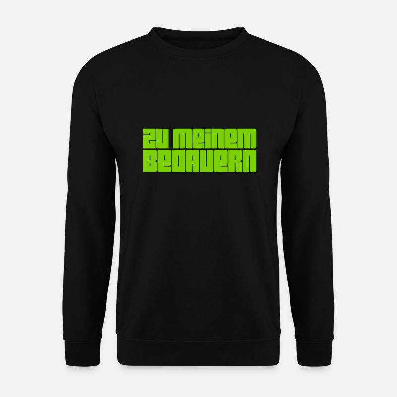 ich bereue es - Unisex Pullover - Schwarz